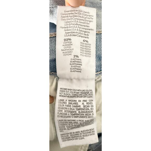 Mother Womens The Tripper Ankle Fray Hem Island Time Button Fly Stretch Jeans 27 - Picture 12 of 16